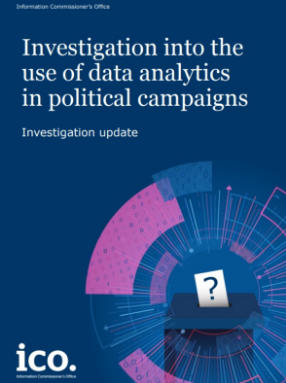 ICO Investigation into Cambridge Analytica